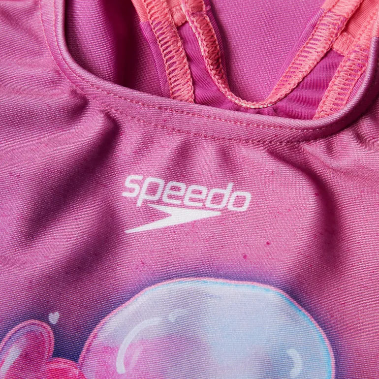 COSTUME DA NUOTO JUNIOR SPEEDO GIRLS DIGITAL PRINTED SWIMSUIT 8-0037391 7566