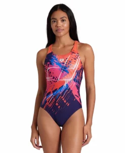 COSTUME INTERO DA NUOTO DA DONNA ARENA FUNNY SPOT V BACK 007199 780