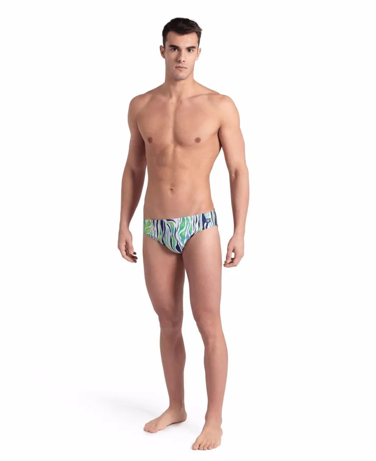 COSTUME SLIP DA NUOTO DA UOMO ARENA ZEBRA STRIPES SWIM BRIEFS 003295 157