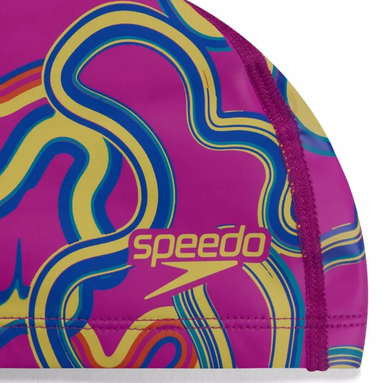 CUFFIA DA NUOTO DA UOMO SPEEDO JUNIOR PRINTED PACE CAP 8-135261 5951