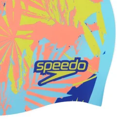 CUFFIA DA NUOTO JUNIOR SPEEDO JUNIOR REVERSIBLE SLOGAN CAP 8-113091 7623