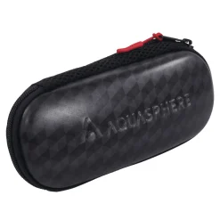 CUSTODIA PER OCCHIALINI NUOTO AQUASPHERE BLACK RED 0106 ST176