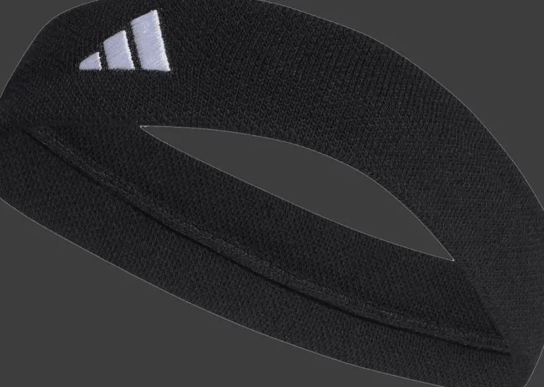 FASCIA DA TENNIS ADIDAS HEADBAND BLACK/WHITE HT3909