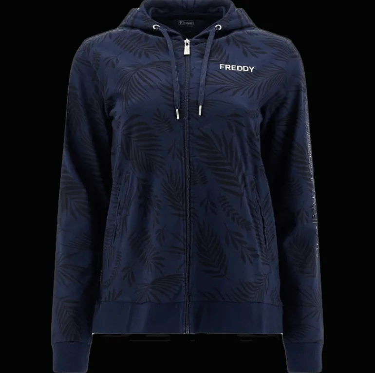 FELPA CON CAPPUCCIO DA DONNA FREDDY - S3WTRS3C FLO45