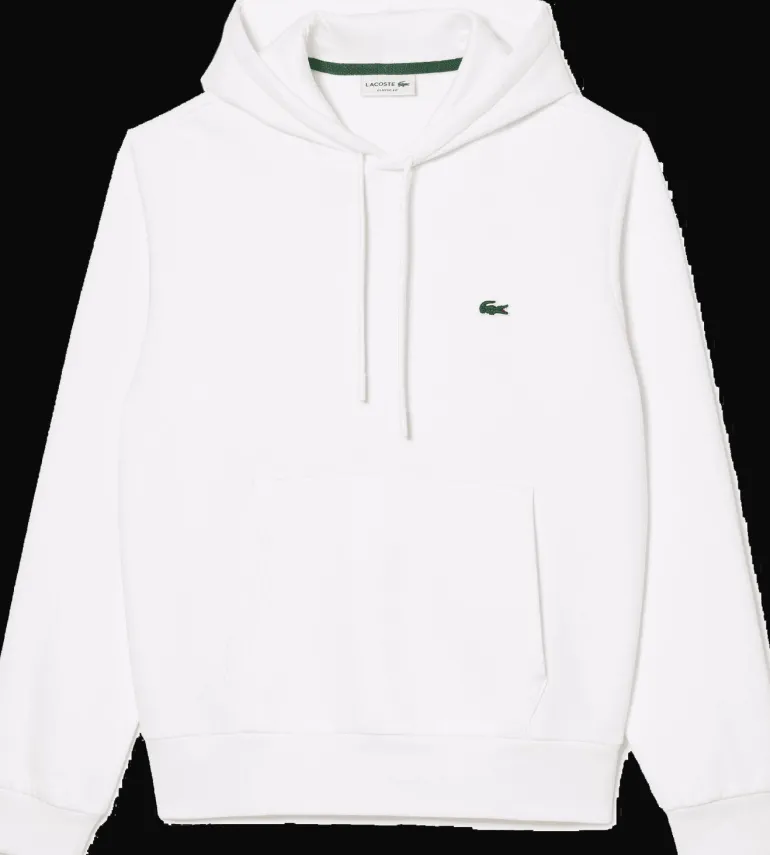 FELPA CON CAPPUCCIO DA UOMO LACOSTE SH9623 001