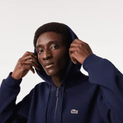 FELPA CON CAPPUCCIO DA UOMO LACOSTE SH9626 166
