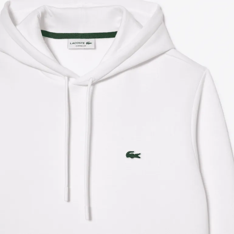 FELPA CON CAPPUCCIO DA UOMO LACOSTE SH9623 001