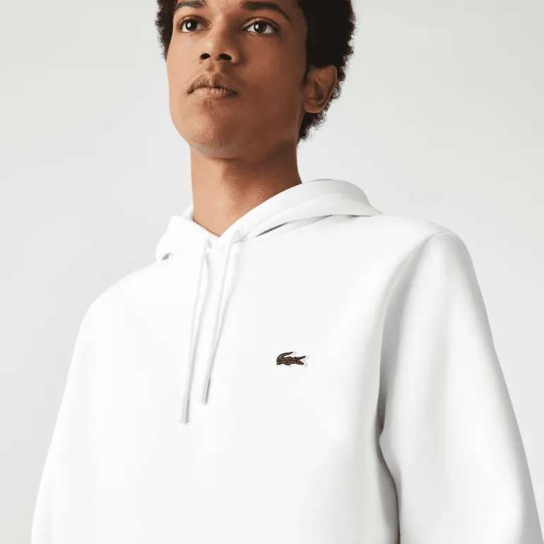 FELPA CON CAPPUCCIO DA UOMO LACOSTE SH9623 001