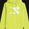 FELPA CON CAPPUCCIO DIADORA DA UOMO CHROMIA 102.178746 70323 GIALLA FLUO