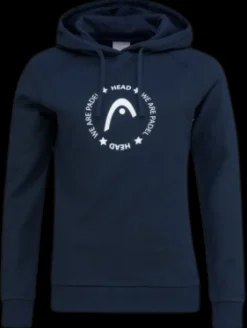 FELPA CON CAPPUCCIO DONNA HEAD PADEL BLU
