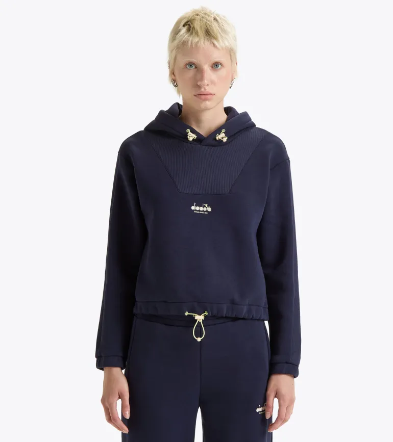 FELPA DA DONNA DIADORA ATH LOGO CLASSIC NAVY 502.180998 60062