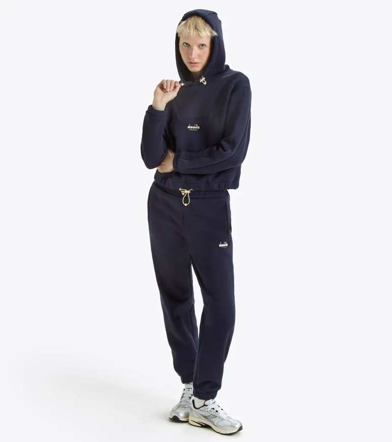 FELPA DA DONNA DIADORA ATH LOGO CLASSIC NAVY 502.180998 60062