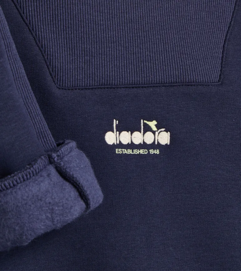 FELPA DA DONNA DIADORA ATH LOGO CLASSIC NAVY 502.180998 60062