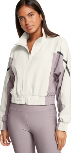 FELPA DA DONNA UNDER ARMOUR UNSTOPPABLE CROP JACKET 1386479 110