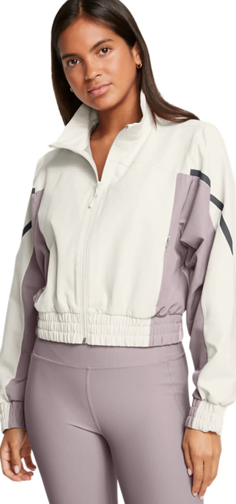 FELPA DA DONNA UNDER ARMOUR UNSTOPPABLE CROP JACKET 1386479 110
