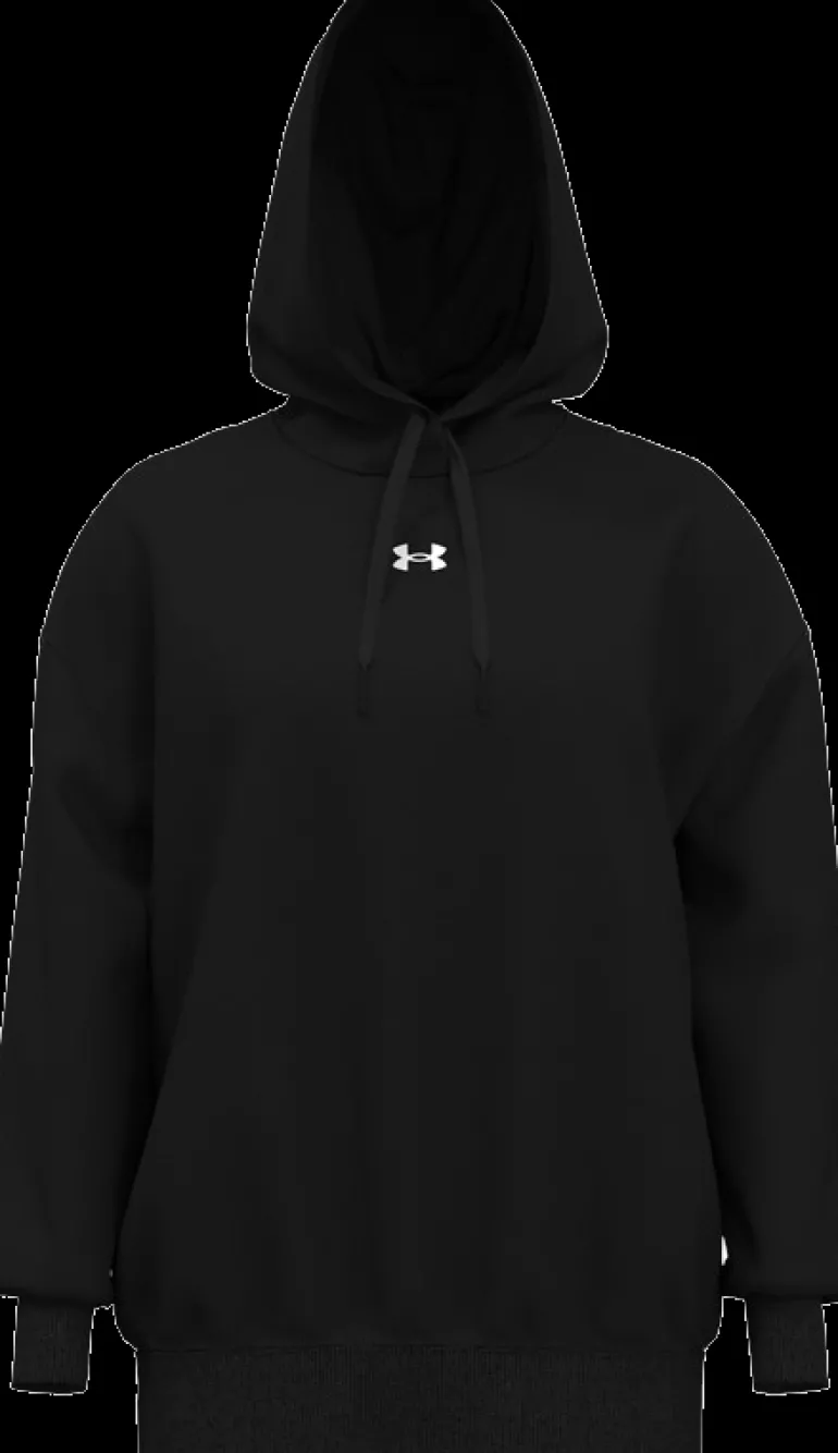 FELPA DA DONNA UNDER ARMOUR RIVAL OS BLACK 1379493 0001
