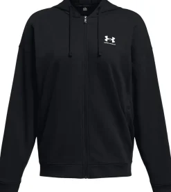 FELPA DA DONNA UNDER ARMOUR RIVAL TERRY OS FZ HOODED BLACK 1386043 001