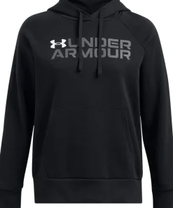 FELPA DA DONNA UNDER ARMOUR RIVAL WORDMARK 1386512 001