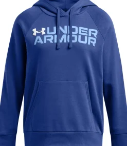 FELPA DA DONNA UNDER ARMOUR RIVAL WORDMARK 1386512 432