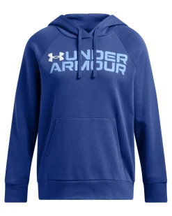 FELPA DA DONNA UNDER ARMOUR RIVAL WORDMARK 1386512 432