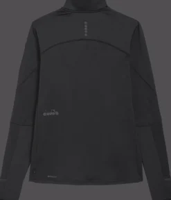 FELPA DA RUNNING DA UOMO DIADORA WARM UP WINTER PROTECTION BLACK - 102.179628 80013