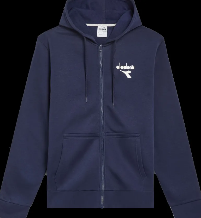 FELPA DA UOMO DIADORA FZ ESS. SPORTS CLASSIC NAVY 102.181187 60062