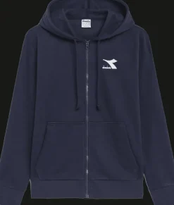 FELPA DA UOMO DIADORA HOODIE FZ CORE CLASSIC NAVY 60062