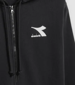 FELPA DA UOMO DIADORA HOODIE FZ CORE BLACK 80013