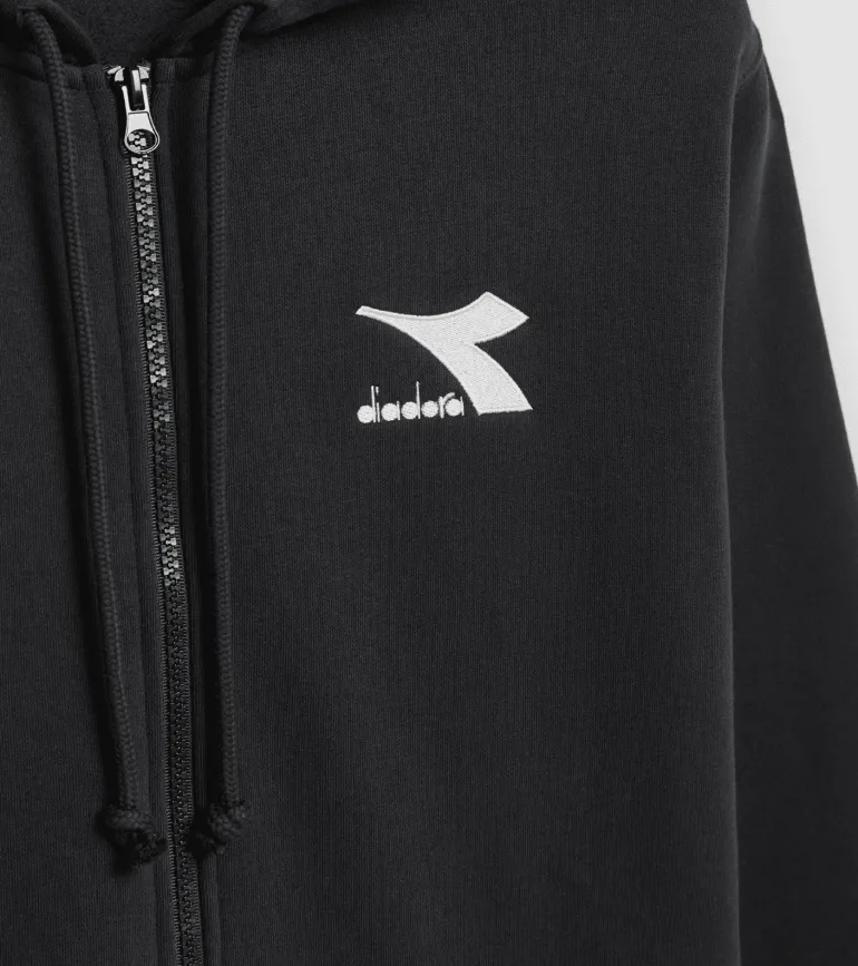 FELPA DA UOMO DIADORA HOODIE FZ CORE BLACK 80013