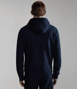 FELPA DA UOMO NAPAPIJRI BALIS HOOD BLU MARINE NP0A4FQV 176