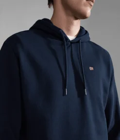 FELPA DA UOMO NAPAPIJRI BALIS HOOD BLU MARINE NP0A4FQV 176