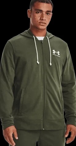 FELPA DA UOMO UNDER ARMOUR UA RIVAL TERRY LC FZ 1370409 0390