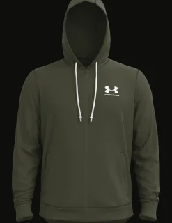 FELPA DA UOMO UNDER ARMOUR RIVAL TERRY LC FZ - 1370409 390