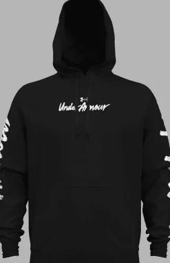 FELPA DA UOMO UNDER ARMOUR RIVAL GRAPHIC HD BLACK 1379760 0001