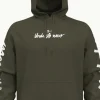 FELPA DA UOMO UNDER ARMOUR RIVAL GRAPHIC HD MARINE OD GREEN 1379760 0390