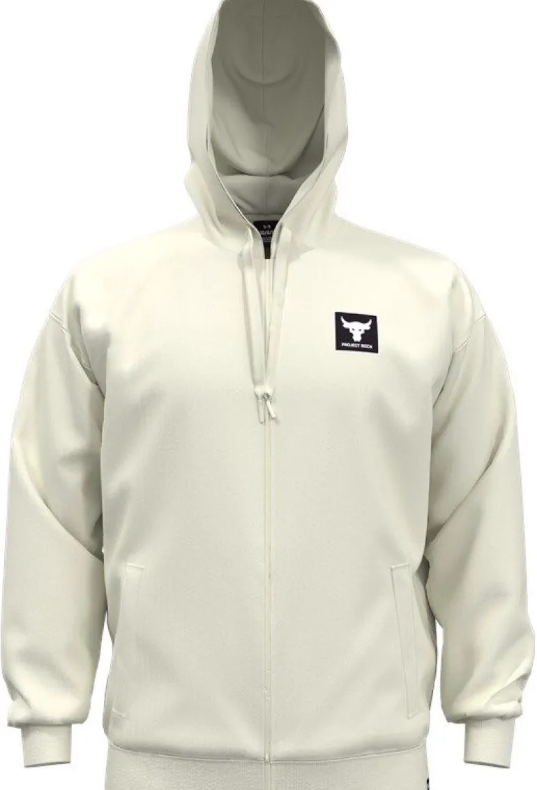 FELPA DA UOMO UNDER ARMOUR PJT ROCK 6M HWT TERRY FZ SILT 1383598 273