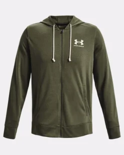 FELPA DA UOMO UNDER ARMOUR UA RIVAL TERRY LC FZ 1370409 0390