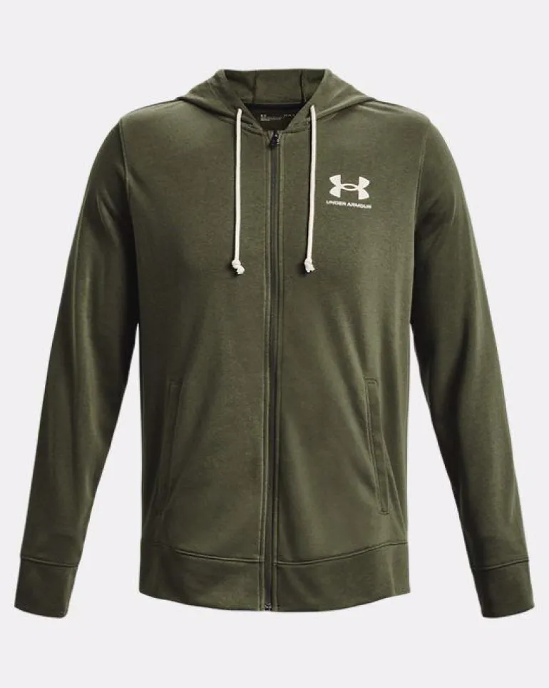 FELPA DA UOMO UNDER ARMOUR UA RIVAL TERRY LC FZ 1370409 0390
