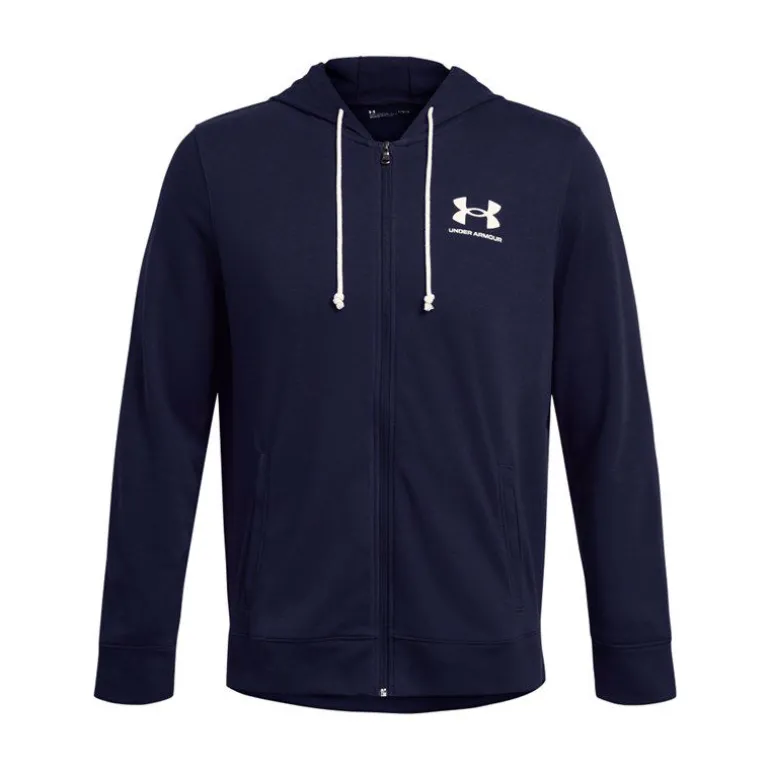 FELPA DA UOMO UNDER ARMOUR UA RIVAL TERRY LC FZ 1370409 0410