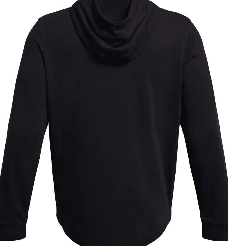FELPA DA UOMO UNDER ARMOUR RIVAL TERRY GRAPHIC HOOD WHITE 1386047 100