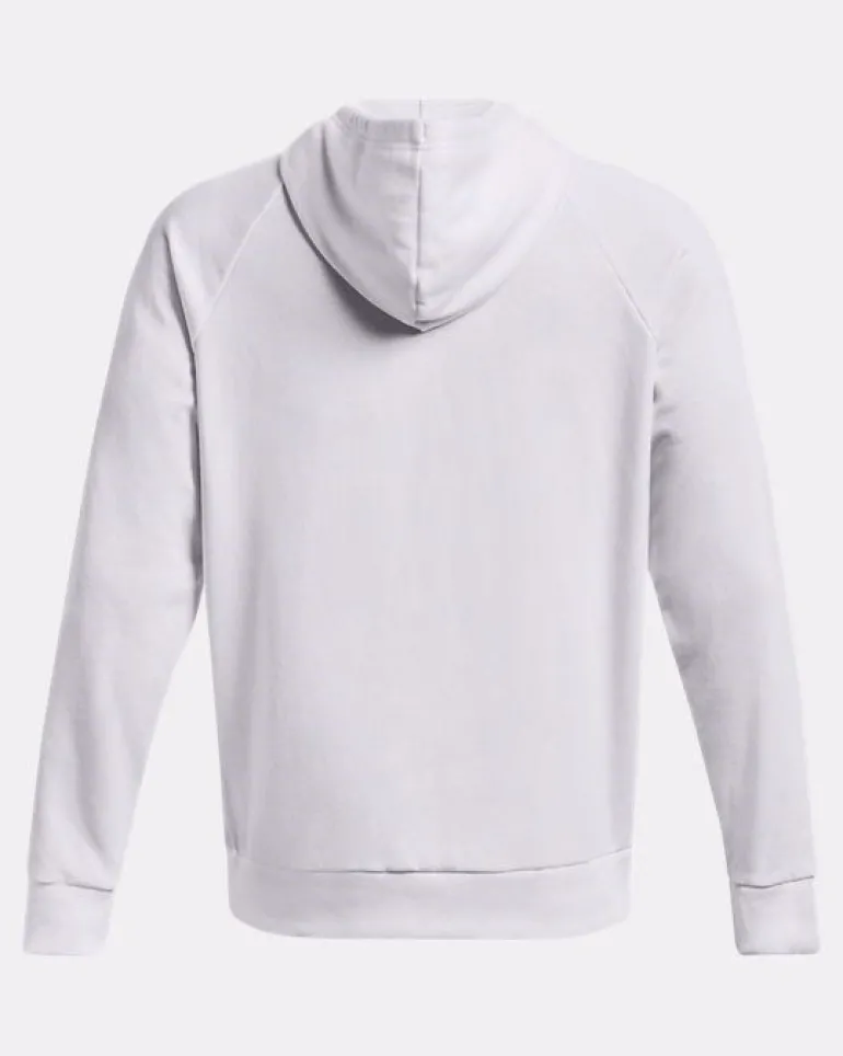FELPA DA UOMO UNDER ARMOUR RIVAL LOGO HD WHITE 1379758 0100