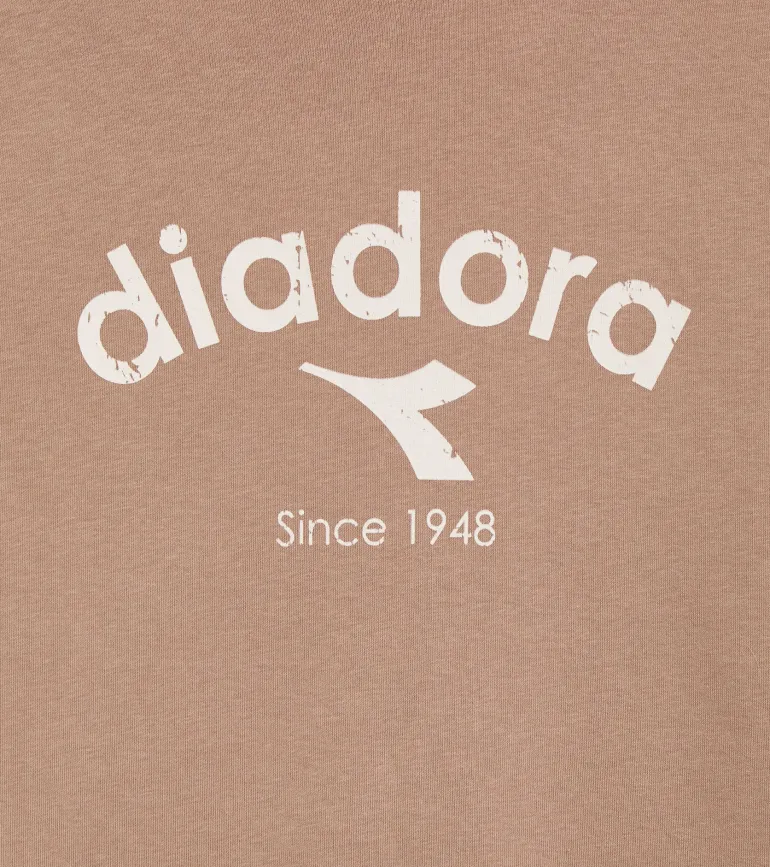 FELPA DIADORA ATHL. LOGO LIGHT BROWN HAZELNUT 502.180633 30048