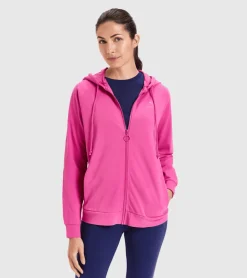 FELPA DIADORA DA DONNA FULL ZIP CHROMIA 102.178191 50143 FUCSIA