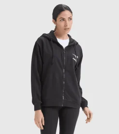 FELPA DIADORA DA DONNA FULL ZIP FLO 102.178183 80013 NERA