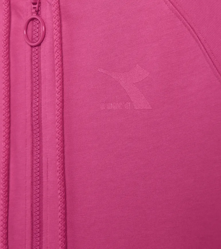 FELPA DIADORA DA DONNA FULL ZIP CHROMIA 102.178191 50143 FUCSIA
