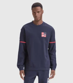 FELPA DIADORA DA UOMO CREW WEAVE 102.178165 60062 BLU