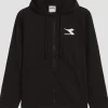 FELPA DIADORA DA UOMO FULL ZIP SWEAT CORE 102.178175 80013 NERA