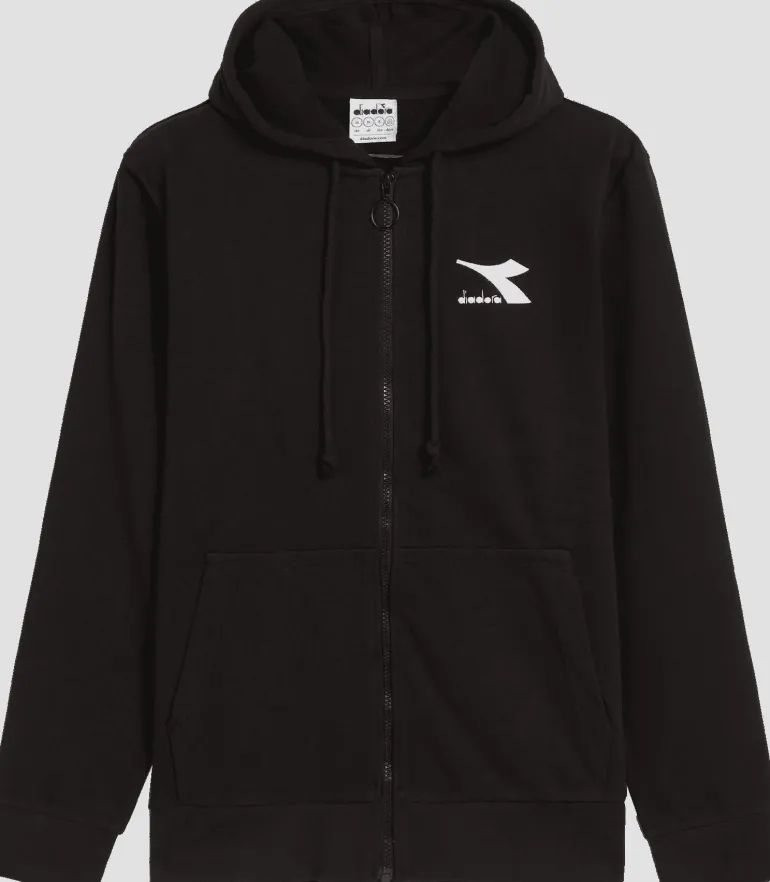 FELPA DIADORA DA UOMO FULL ZIP SWEAT CORE 102.178175 80013 NERA