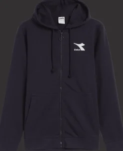 FELPA DIADORA DA UOMO FULL ZIP SWEAT CORE 102.178175 60062 BLU