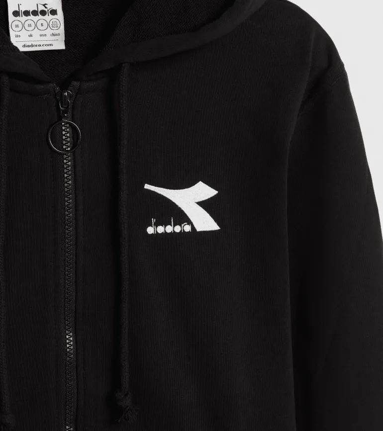 FELPA DIADORA DA UOMO FULL ZIP SWEAT CORE 102.178175 80013 NERA